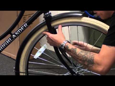 Hollandrad Fahrrad Retro Montage Aufbau Video (holländisch)