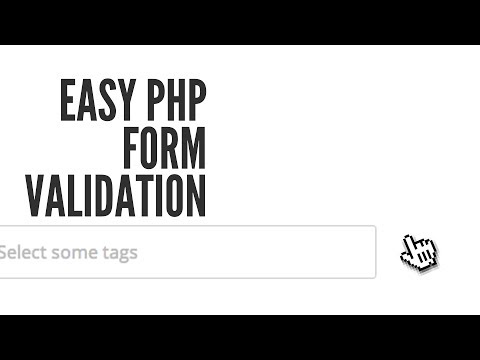 how to provide validation in php