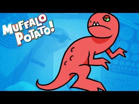 how to draw a t rex easy