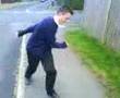 'Let's Go' Matt demonstrating his street dancing prowess.