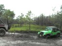 Big Green YJ stuck
