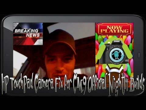 how to fix camera on hp touchpad