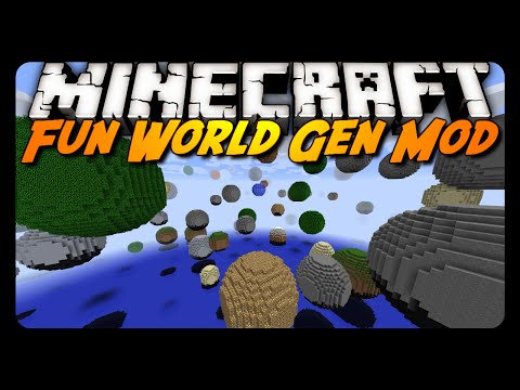 Minecraft Mod Review: FUN WORLD GENERATION!