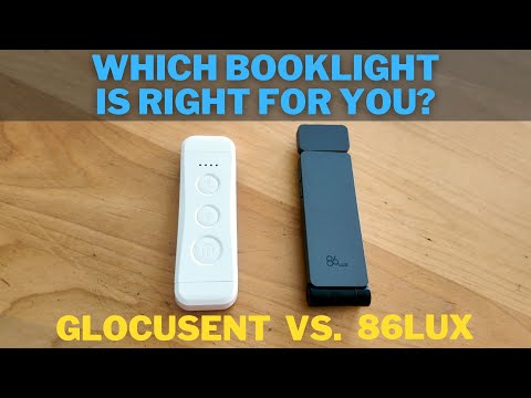 Glocusent vs 86Lux Book Light | Which Book Light is Right for You?