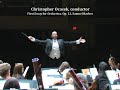First Essay for Orchestra, Op. 12, Samuel Barber - Christopher Ocasek, conductor