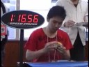 Takayuki Okusa 5x5x5 cube in 1:34.68