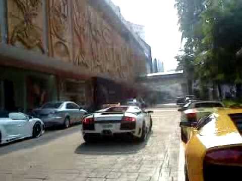 Lamborghini Murcielago Start up And Change Parking Lot