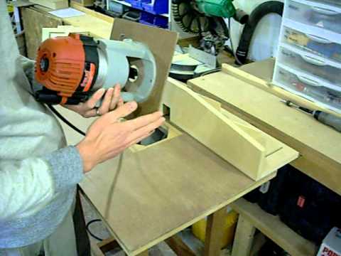 how to attach router to router table