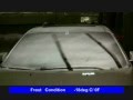 Heatshot Windscreen Clearance Test in a Cold Chamber ( -18º)