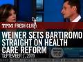 Weiner Sets Bartiromo Straight on Health Care Reform