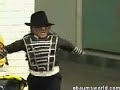 A midget dances like Michael Jackson..  Funny