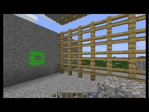 how to make a gate i minecraft