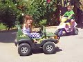 Electric bike & electric jeep  & tri-bike race