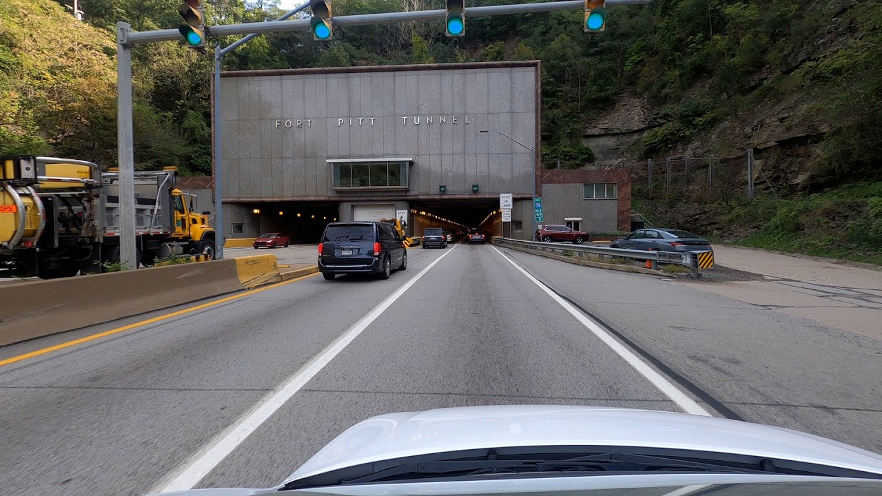 Driving Into Pittsburgh - Fort Pitt Tunnels