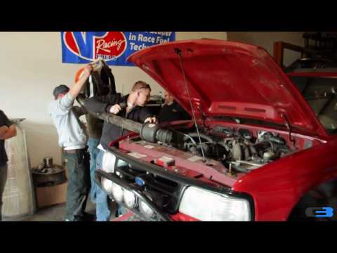 blower - This short clip is an out take from C3's Dyno Day back in October 2009. There was a wager that the Ford Ranger would not make more power with the leaf blower...