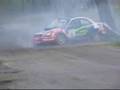 Kuzaj crashes into a tree