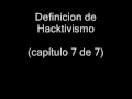 Definicion Hacktivismo 7 de 7