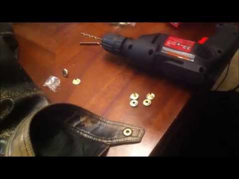 how to replace a snap on jeans