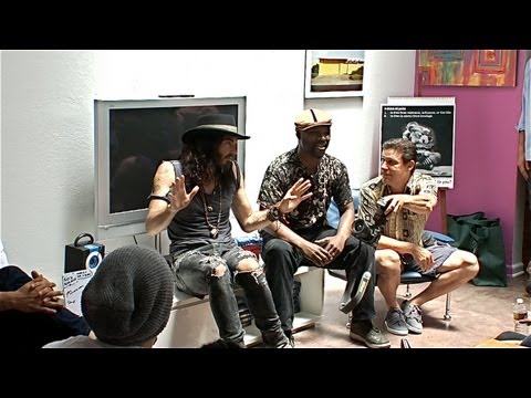 Exclusive Russell Brand & his Guru Talking to Teens about Addiction to Recovery