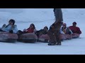 Tubing with a leprechaun