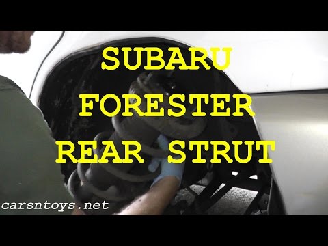 Subaru Forester REAR Strut Replacement with Basic Hand Tools