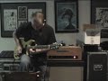 Josh Smith is testing the new Mad Professor MP101 101 watt amplifier with Ruokangas guitar with P-90 pickups into the second channel of MP101. Cabinet is 4x12 loaded with Scumbacks.
