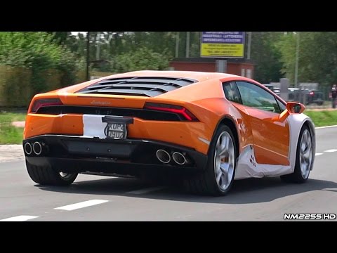Lamborghini Huracán Start Up and Accelerations Sound - 13 of them!