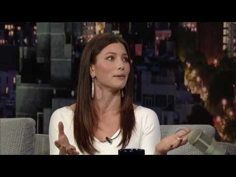 Jessica Biel Late Show With David Letterman December 7, 2011