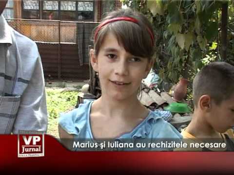 Marius şi Iuliana au rechizitele necesare