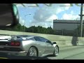 Lamborghinis take over LA freeways!  (Part 2 of 3)
