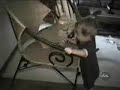 Gato golpea al bebe