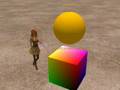Colour Cube with Touch Events