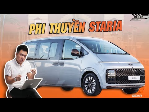 Hyundai Staria: rộng hơn Carnival (nhiều), rất lạ và giá sẽ cao | GearUp Spotlight