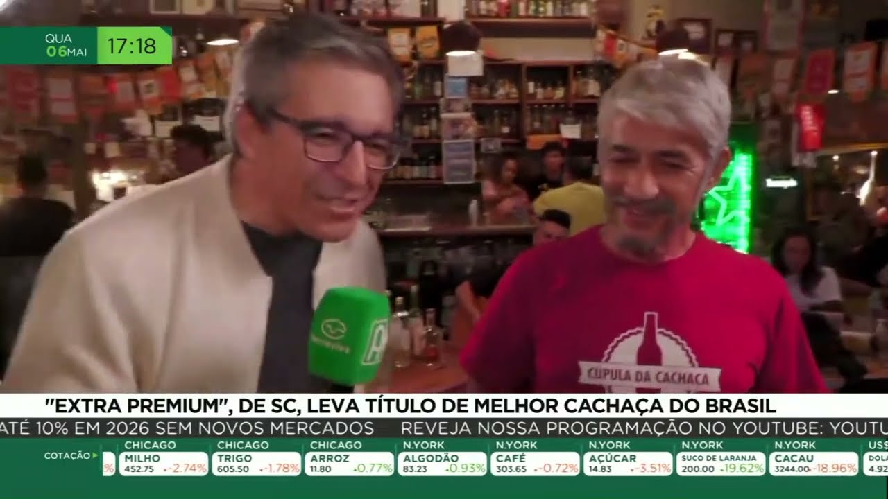 "Extra Premium", de SC, leva título de melhor cachaça do Brasil