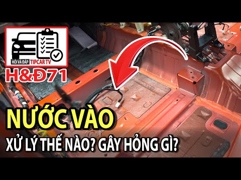 H&Đ71: Nước vào sàn xe sẽ gây hỏng những gì? Xử lý thế nào cho triệt để? | TIPCAR TV