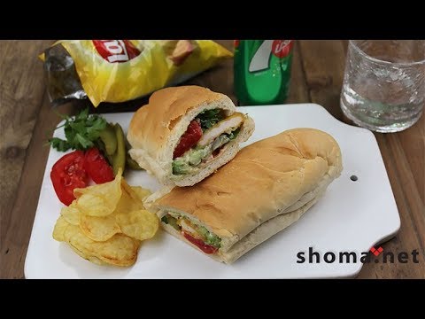 Chicken Schenitzel Sandwich Stop Motion Videography By Www.Shoma.net