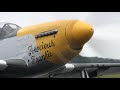 Mustang & Spitfire at Duxford autumn air show