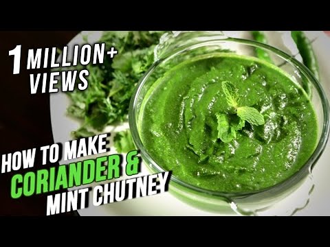How To Make Coriander Mint Chutney | Easy Recipe By Ruchi Bharani | Basic Cooking