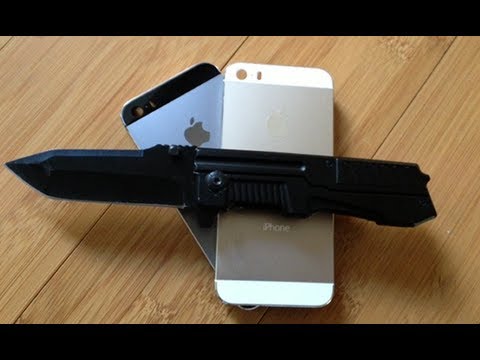 iPhone 5S Graphite / Silver & Gold / Champagne Scratch Scuff Test Extended