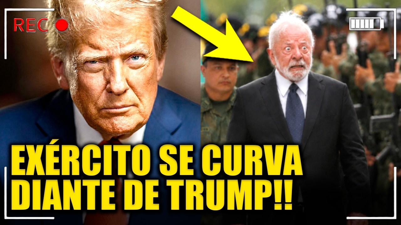 Brasil ASSUME RENDIÇÃO após Exército mandar ABRIR PORTÃO para Trump
