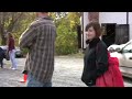Frank & Meg get cider at B.F. Clydes Mill Frank & Meg get cider at B.F. Clydes Mill