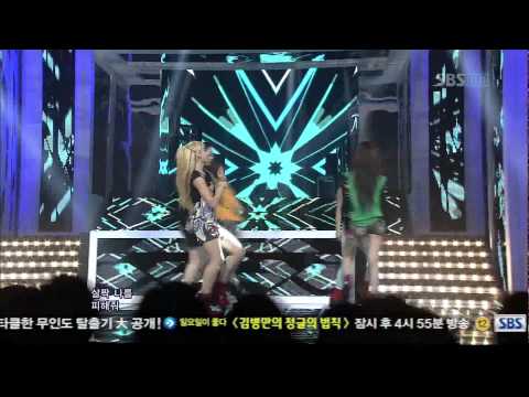 120617 SBS Inkigayo - f(x) Electric Shock