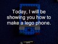 How to make a Lego Slide Phone OUT OF LEGOS =D