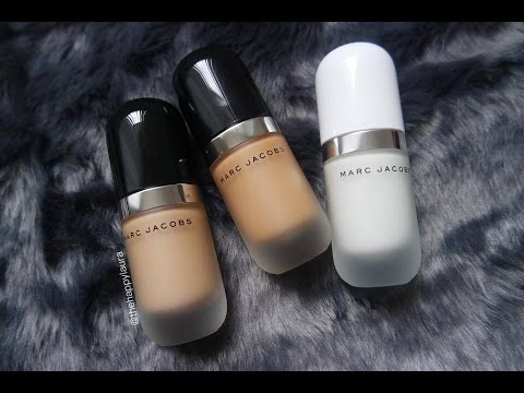 MARC JACOBS BEAUTY Re(marc)able Full Cover Foundation Concentrate REVIEW & Demo