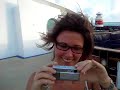 me scating on the ship, impresssing the french!