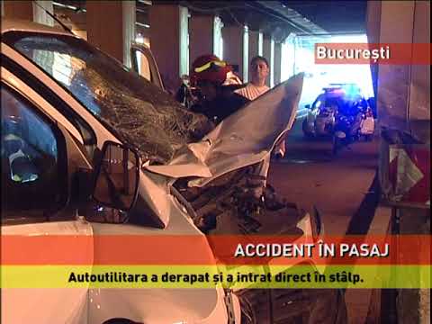 Accident grav, în Pasajul Victoriei
