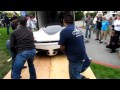 Shelby SuperCars (SSC) Tuatara unloading at Pebble Beach