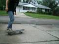 Heath doing a kickflip