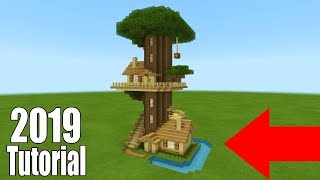 Minecraft Tutorial: How To Make A Ultimate Survival Tree house 2019
