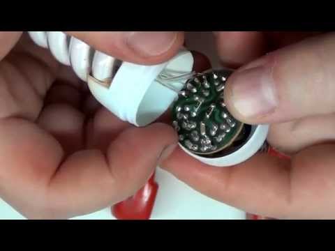 how to repair cfl tube